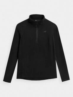 4F Fleecepullover In Schwarz