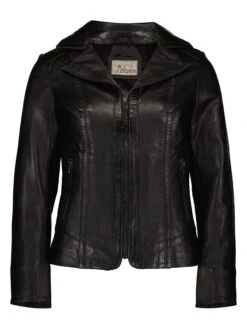 Lederjacke "Merianne" In Schwarz