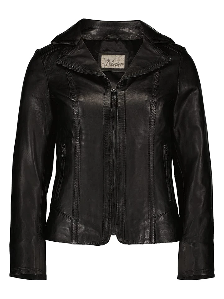 Lederjacke "Merianne" In Schwarz 3 Lederjacke "Merianne" In Schwarz