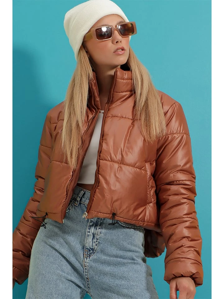 Übergangsjacke In Hellbraun 3 Übergangsjacke In Hellbraun