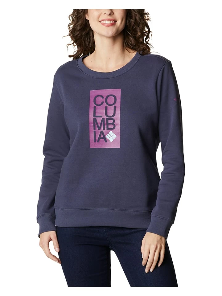Columbia Sweatshirt "Logo" In Dunkelblau