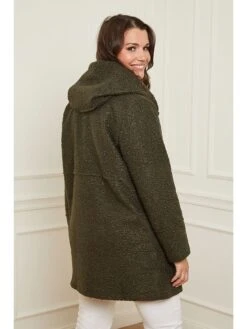 Übergangsmantel In Khaki -Winterbekleidungs Geschäft curvy lady ubergangsmantel in khaki 3