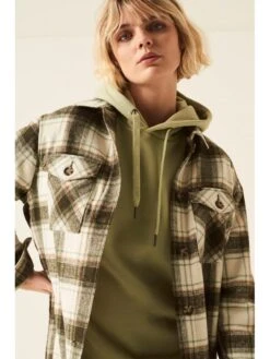 Garcia Hemdjacke In Oliv -Winterbekleidungs Geschäft garcia hemdjacke in oliv 3