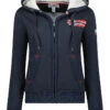 GEOGRAPHICAL NORWAY Sweatjacke "Glacier" In Dunkelblau -Winterbekleidungs Geschäft geographical norway sweatjacke glacier in dunkelblau