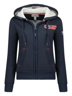 GEOGRAPHICAL NORWAY Sweatjacke "Glacier" In Dunkelblau