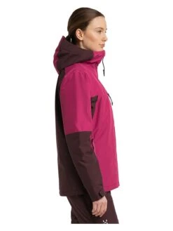 Ski-/ Snowboardjacke "Gondol" In Pink -Winterbekleidungs Geschäft haglofs ski snowboardjacke gondol in pink 4