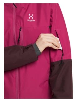 Ski-/ Snowboardjacke "Gondol" In Pink -Winterbekleidungs Geschäft haglofs ski snowboardjacke gondol in pink 8