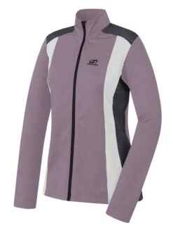 Hannah Fleecejacke In Flieder/ Grau