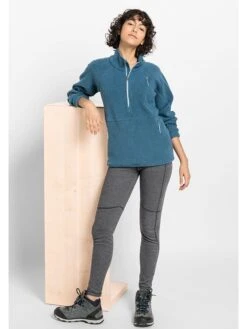 Fleecepullover In Blau -Winterbekleidungs Geschäft hessnatur fleecepullover in blau 3