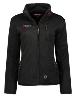 Fleecejacke "Tedemai" In Schwarz
