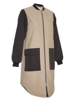 MOSS COPENHAGEN Mantel "Keola Secilia" In Beige -Winterbekleidungs Geschäft moss copenhagen mantel keola secilia in beige 1