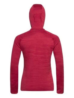 Odlo Fleecepullover "Run Easy Warm" In Rot -Winterbekleidungs Geschäft odlo fleecepullover run easy warm in rot 3