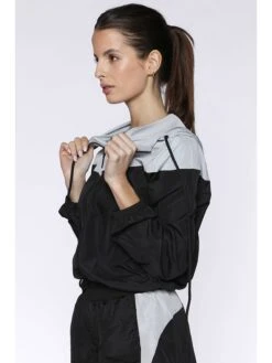 Funktionsjacke In Schwarz/ Grau