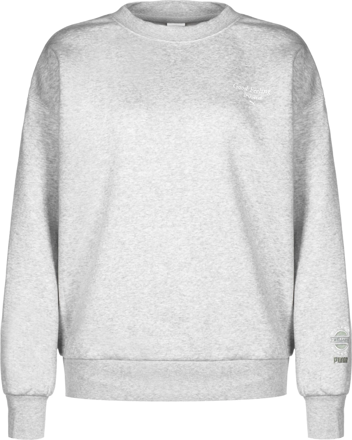 Puma Sweater Wellness Club In Light Gray Heather