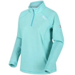Regatta Outdoor Sweatshirts Montes 1/2 ZIP Fleece Sweatshirt Women Turquoise -Winterbekleidungs Geschäft regatta outdoor sweatshirts montes 1 2 zip fleece sweatshirt women turquoise 3
