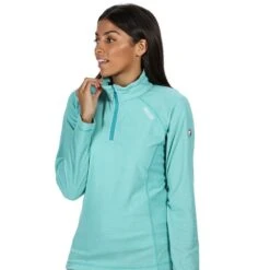 Regatta Outdoor Sweatshirts Montes 1/2 ZIP Fleece Sweatshirt Women Turquoise -Winterbekleidungs Geschäft regatta outdoor sweatshirts montes 1 2 zip fleece sweatshirt women turquoise 4