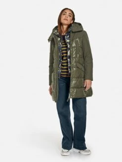 Taifun Steppmantel In Grün -Winterbekleidungs Geschäft taifun steppmantel in grun 2