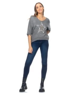 Strickpullover In Hellgrau -Winterbekleidungs Geschäft tantra strickpullover in hellgrau 3