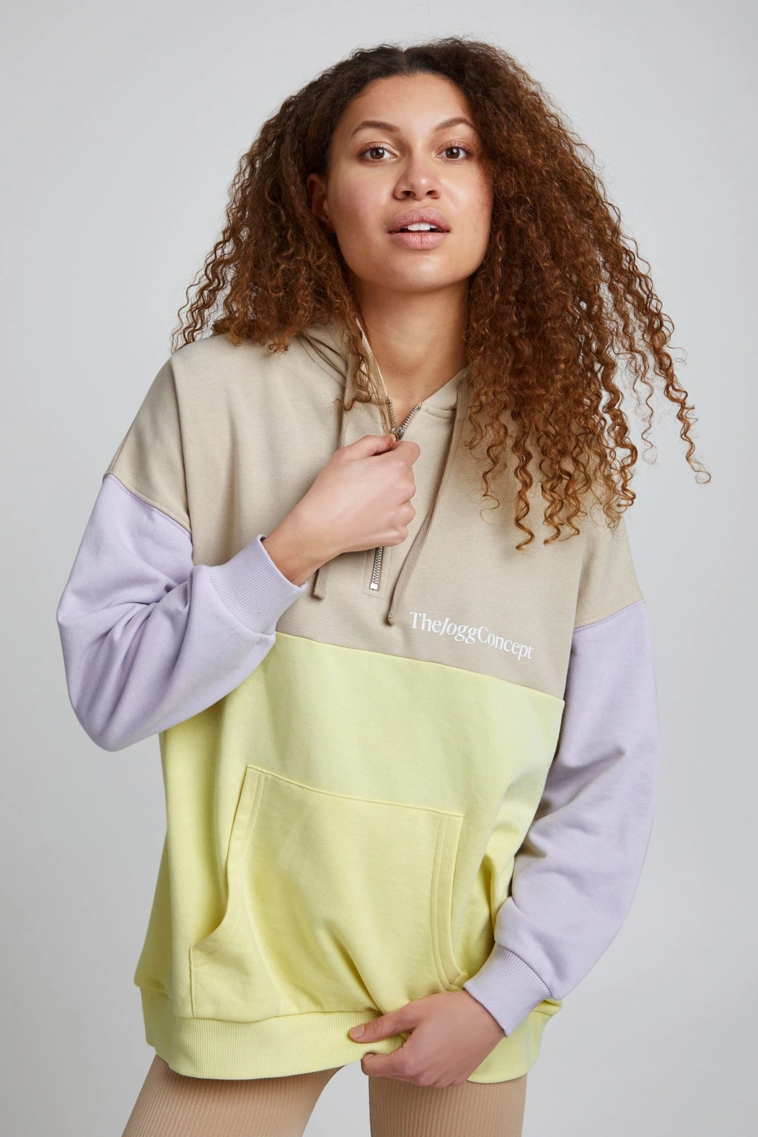 Kapuzenpullover In Beige