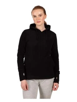 TRESPASS Fleecehoodie "Janella" In Schwarz -Winterbekleidungs Geschäft trespass fleecehoodie janella in schwarz 2