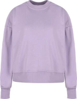 URBAN CLASSICS Sweater Ladies Oversized Terry In Lilac