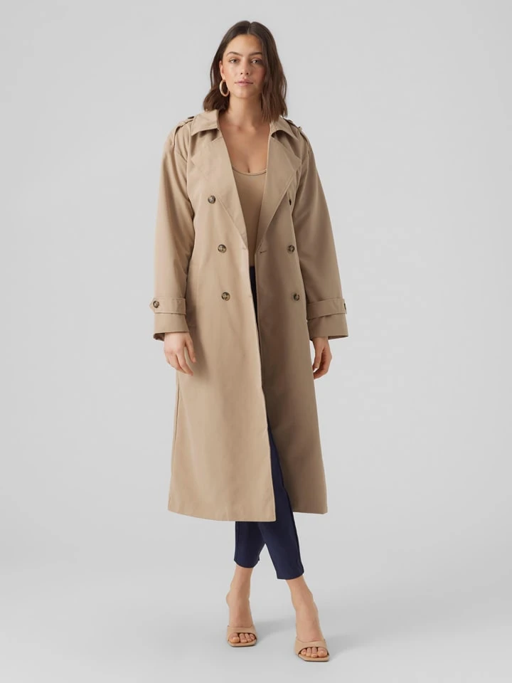 Vero Moda Trenchcoat "Chloe" In Beige 4 Vero Moda Trenchcoat "Chloe" In Beige – Bild 2
